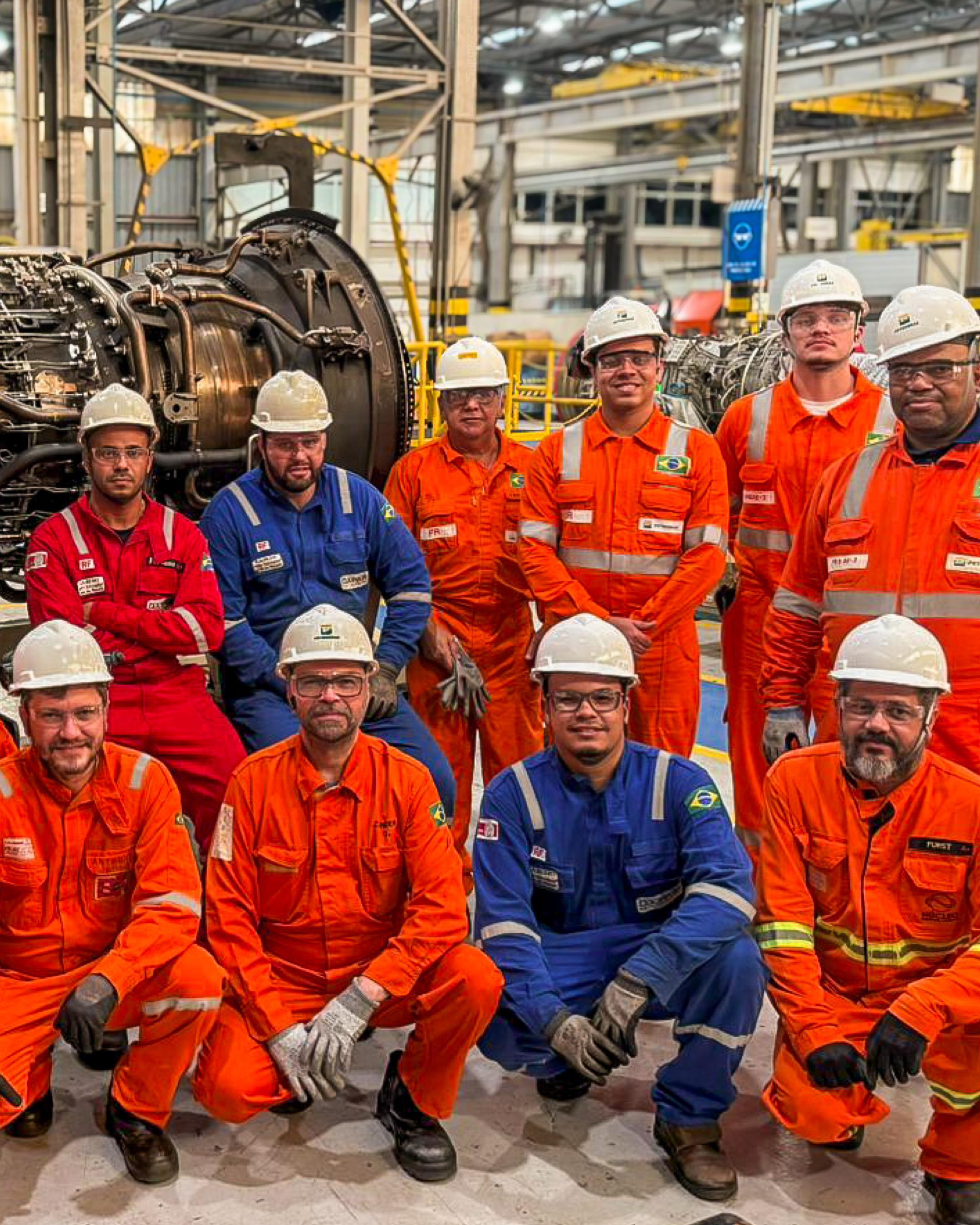 Ambiente industrial de geração e energia