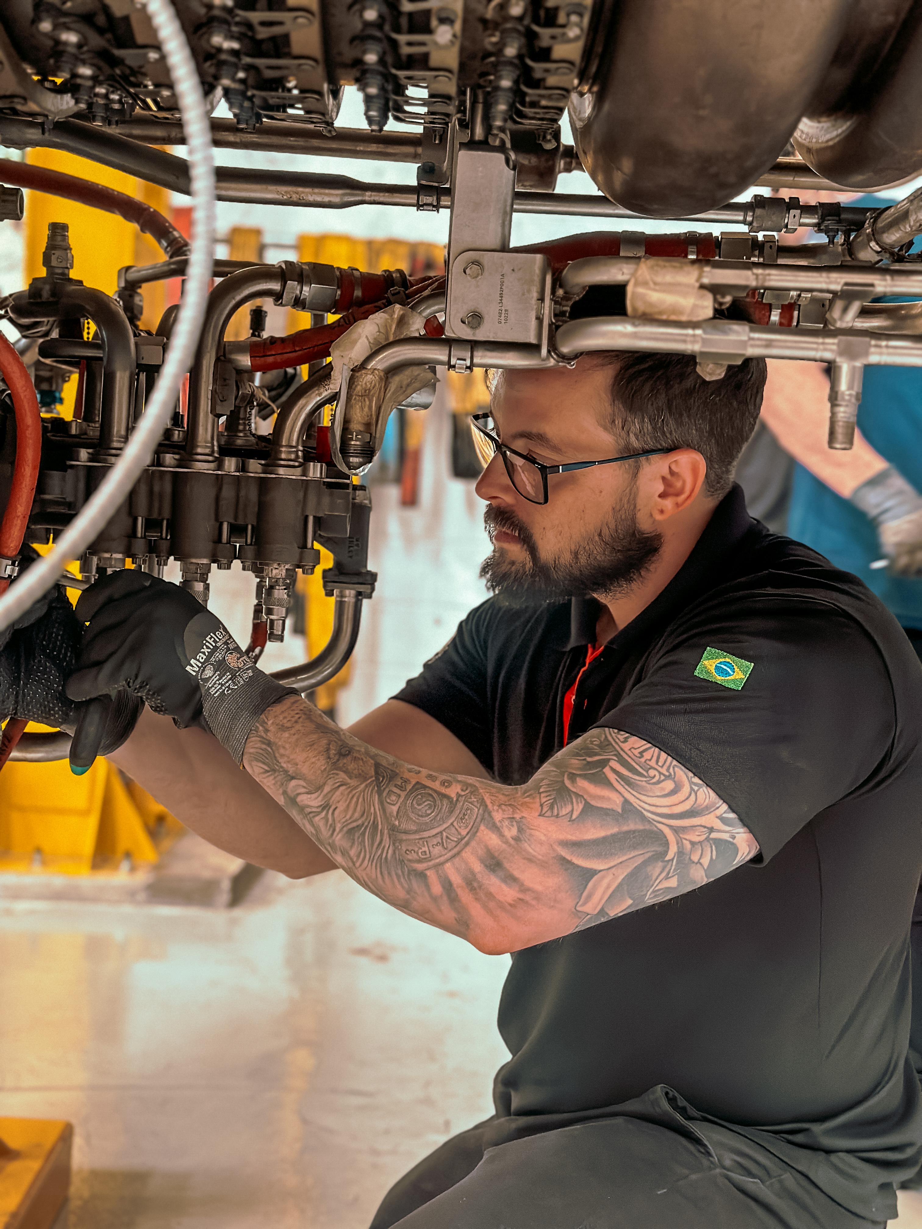Trabalho técnico em campo